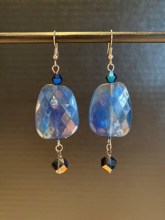 Pair of Hand-Made Earrings 