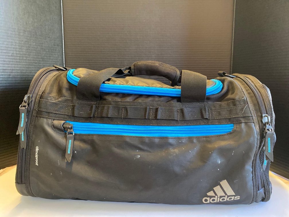 Large Adidas Duffel Bag with Crossbody Strap
