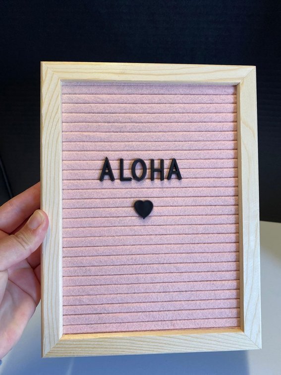 Changeable Felt Letter Board