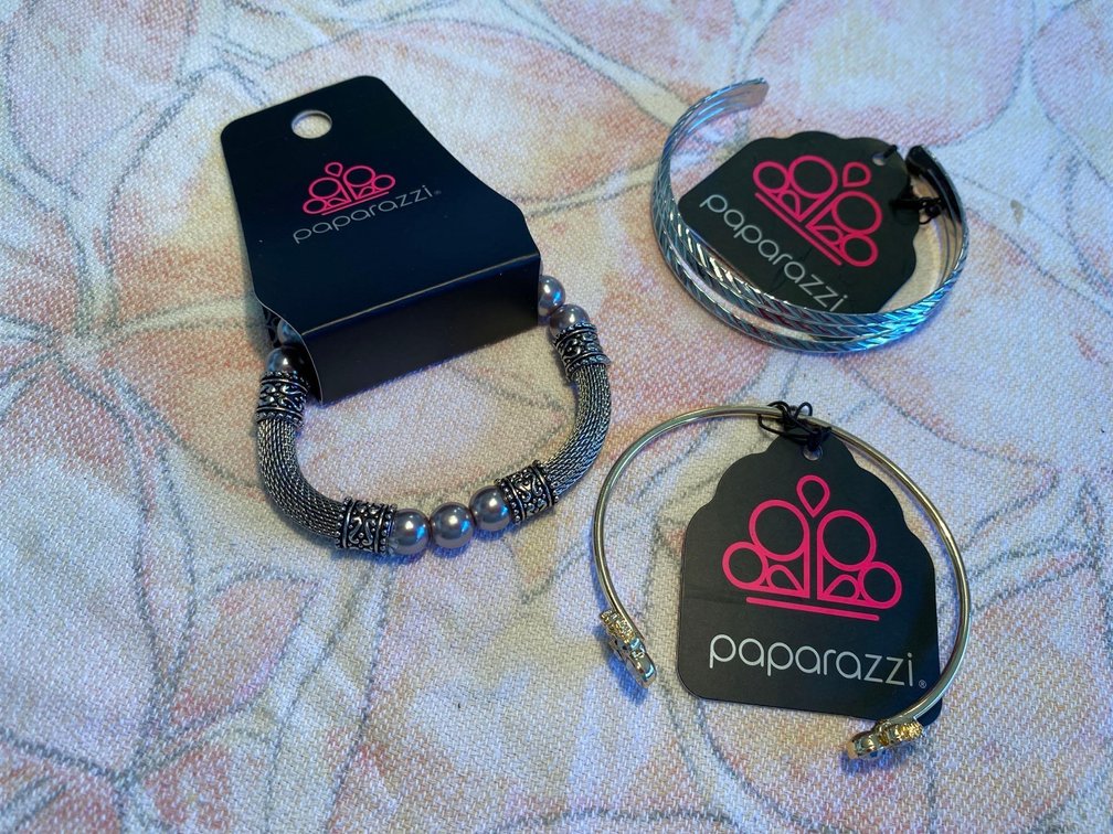 2 Cuffs &  Bracelet - Paparazzi Jewelry 