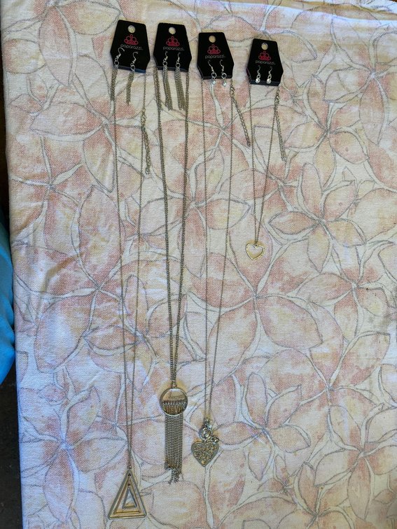 4 Necklace & Earrings Sets - Paparazzi Jewelry 