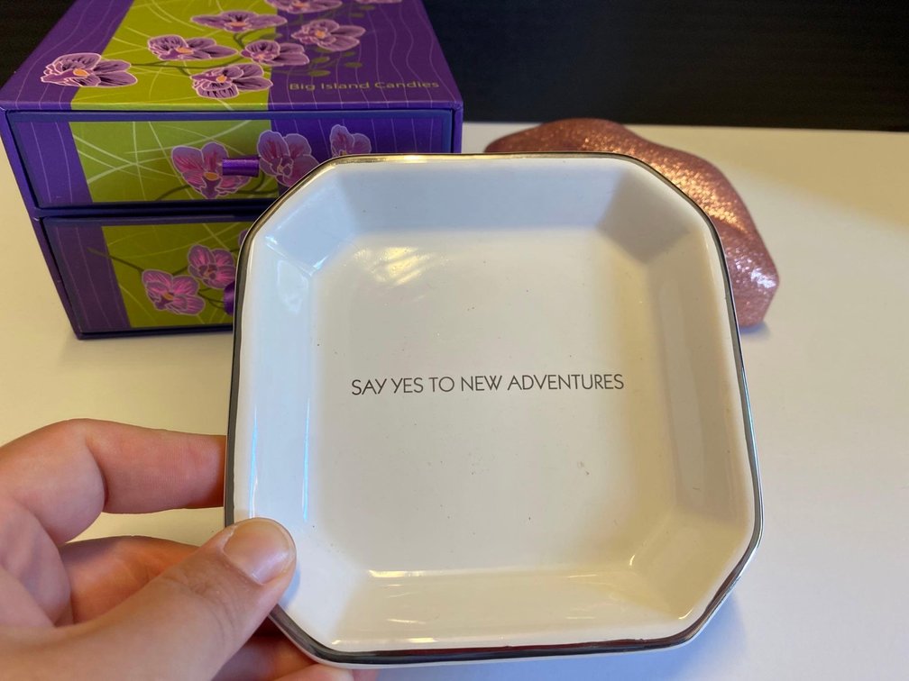 New Adventures Dish , Lips Container , Small Candy Box with Drawers