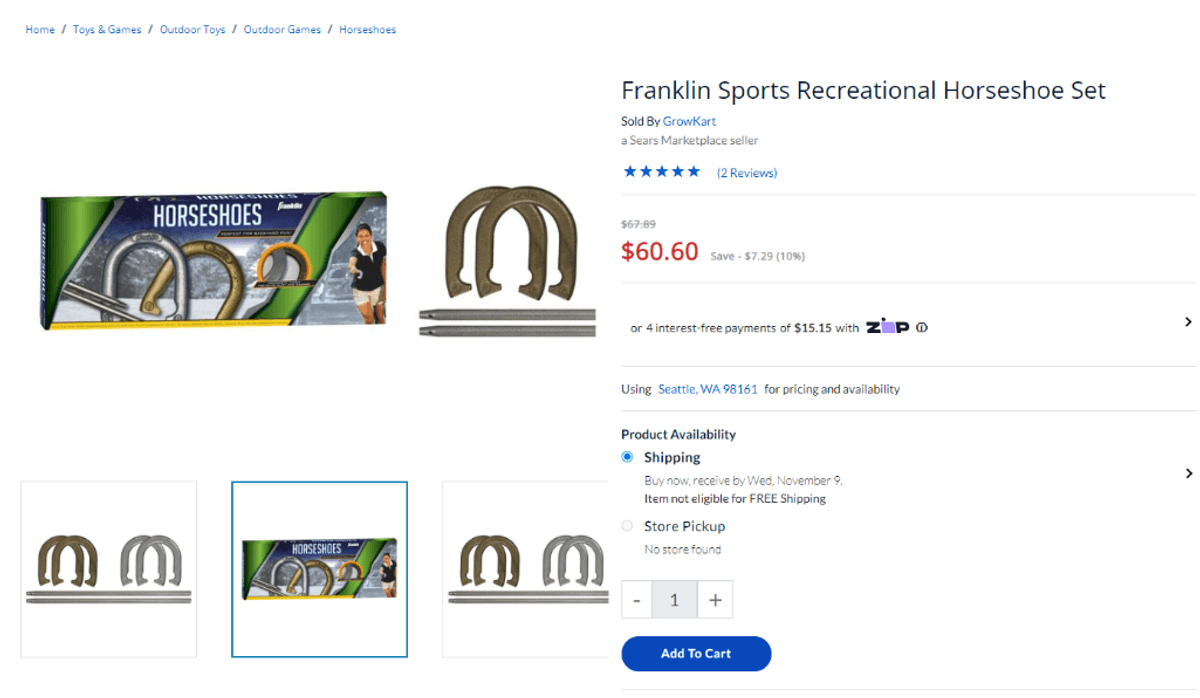 Franklin Horseshoes