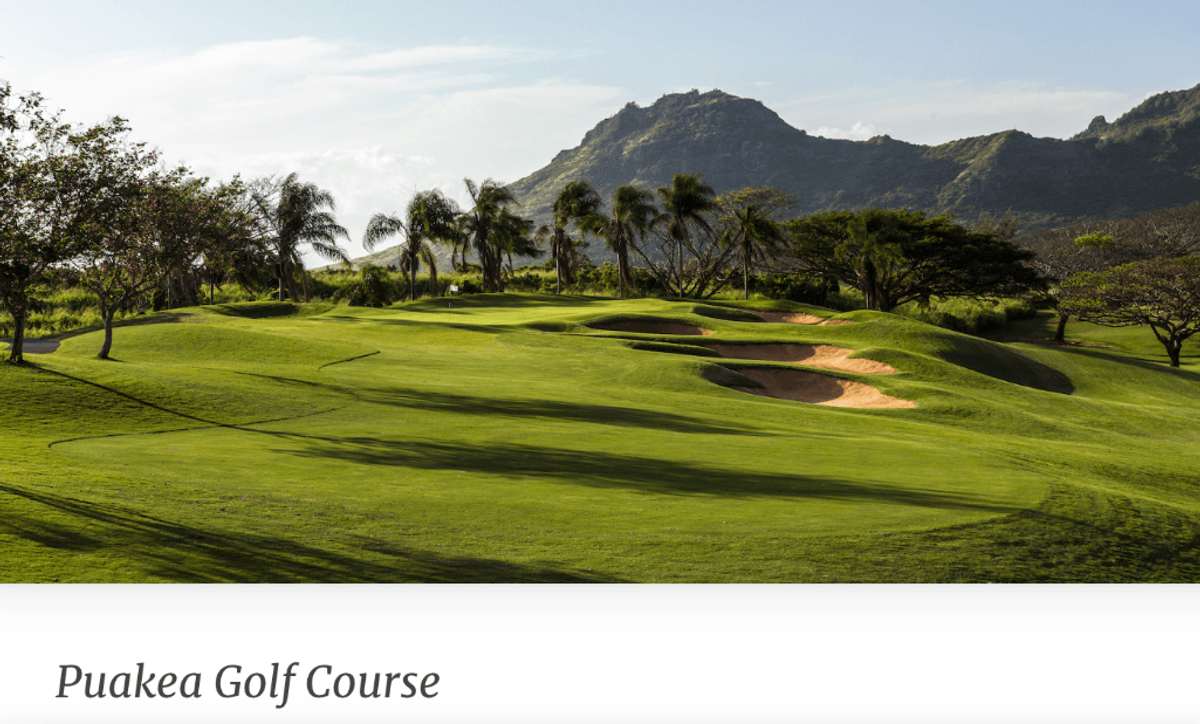 Round of Kamaaina Golf at Puakea Courtesy of Earthworks Pacific