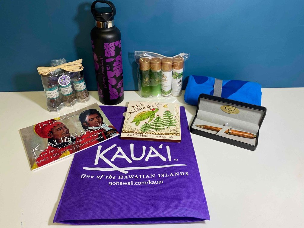 Gift Collection Courtesy of Kauai Visitors Bureau