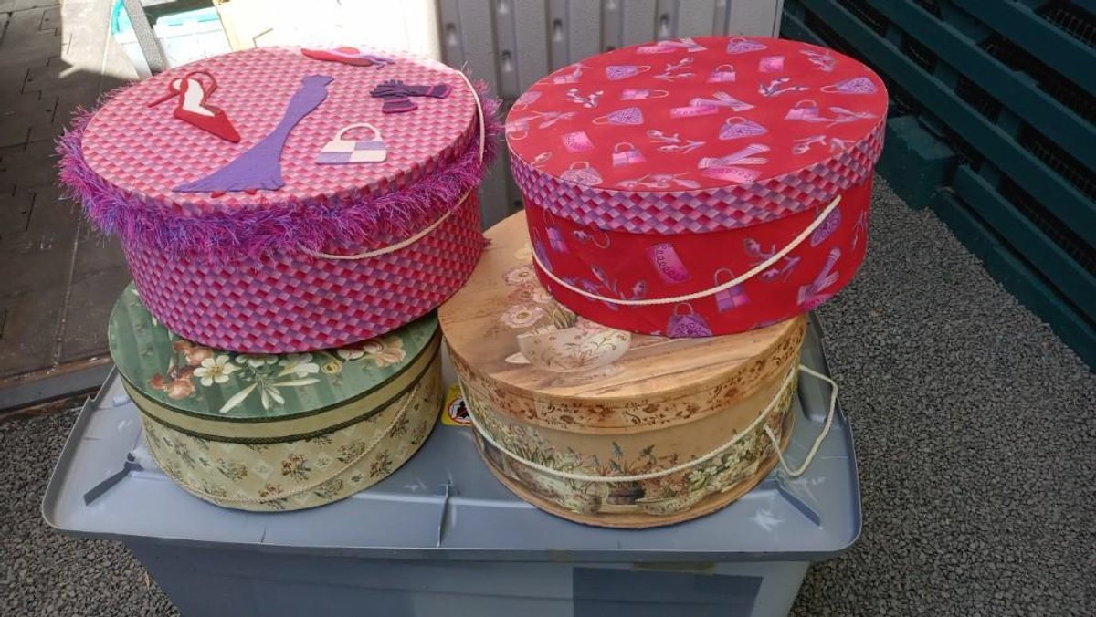  Hat Boxes (Two are custom made)