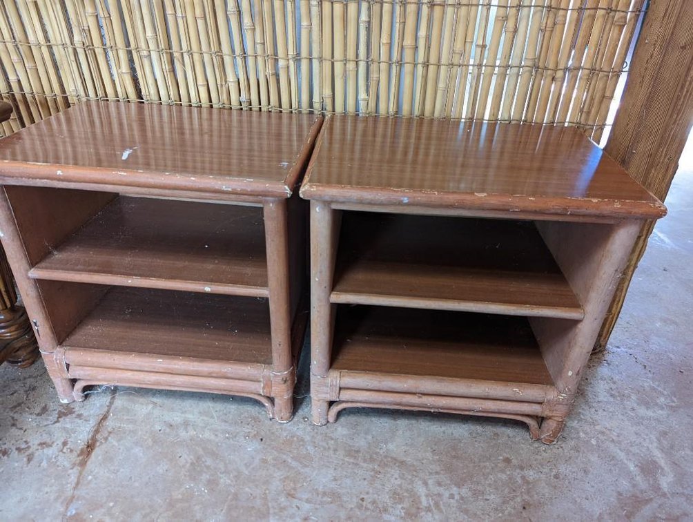 (X's 2) Wooden Shelves