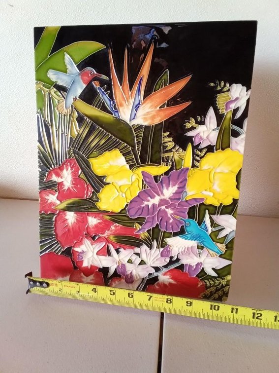 Hand Painted Tropical Paradise Hawaiian Floral Illustration