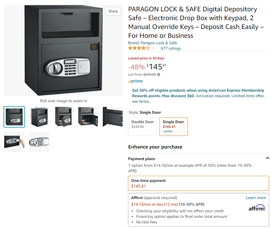 Paragon Lock & Safe Digital Depository