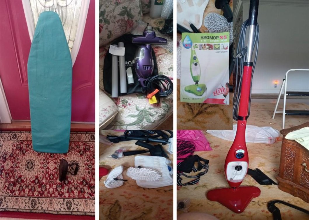 Monster 550xl Steam Mop / Monster Stick Vacuum / Ironing Board