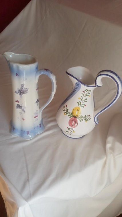 Two Pitchers (for hot chocolate? water? or - -)
