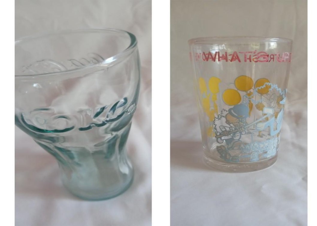 Original 4 oz Coca-Cola glass AND Vintage “What's Up Doc” jelly jar/drinking glass