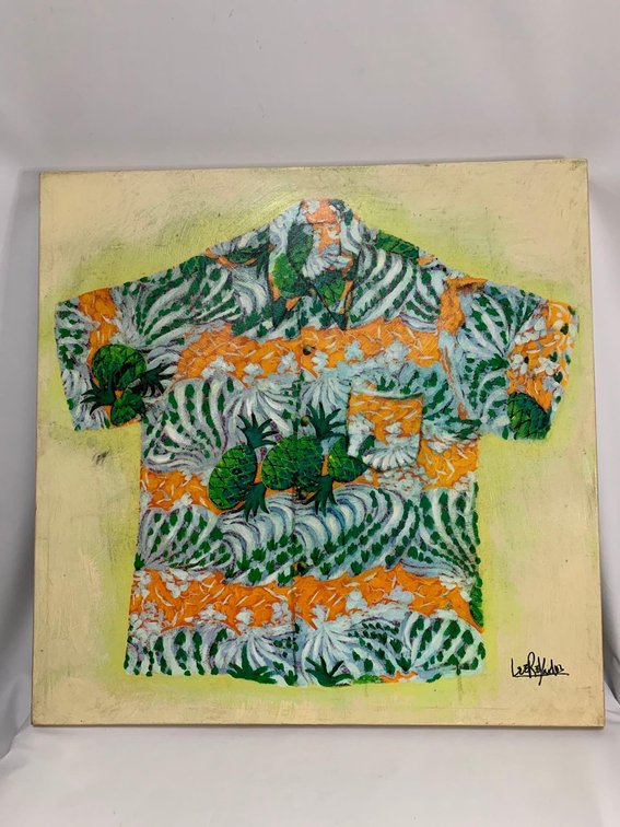 Lee Reynolds signed Painting - 24” x 24”