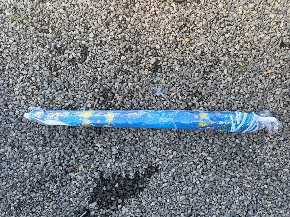 Large beach umbrella like new 