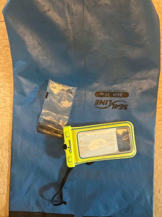 dry bag and floating waterproof cell case 