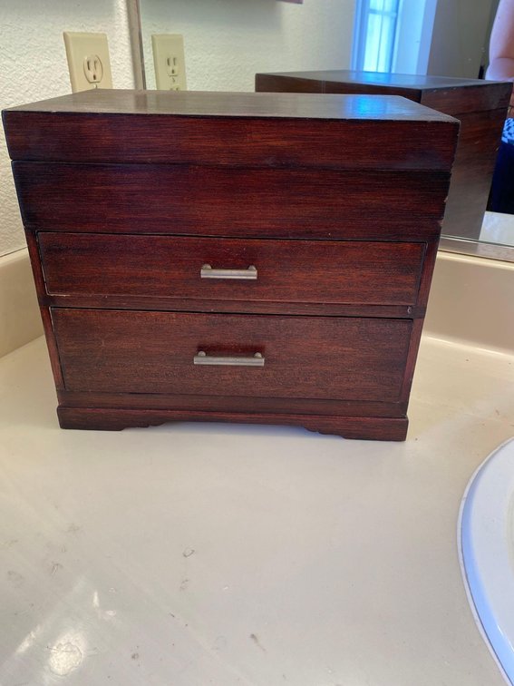 12" x 8" Wood Jewelry Box