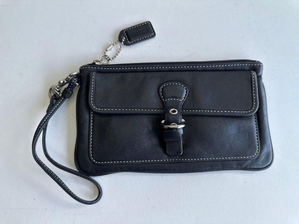 Authentic Coach Wallet with Wristlet Attachment 