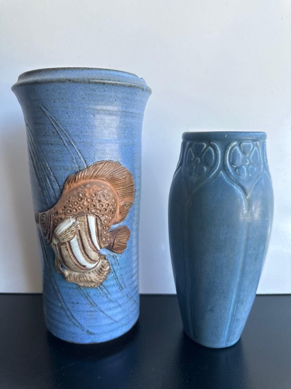 Two Blue Vases 