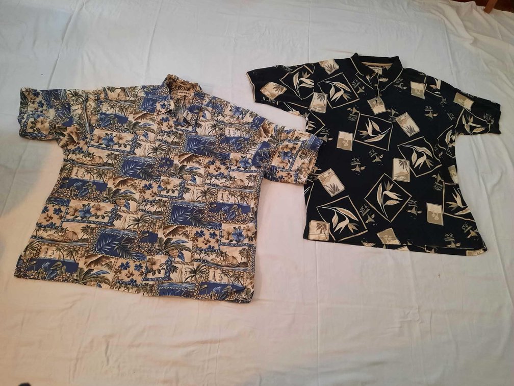 XXL Tropical Print Shirt and Pullover 