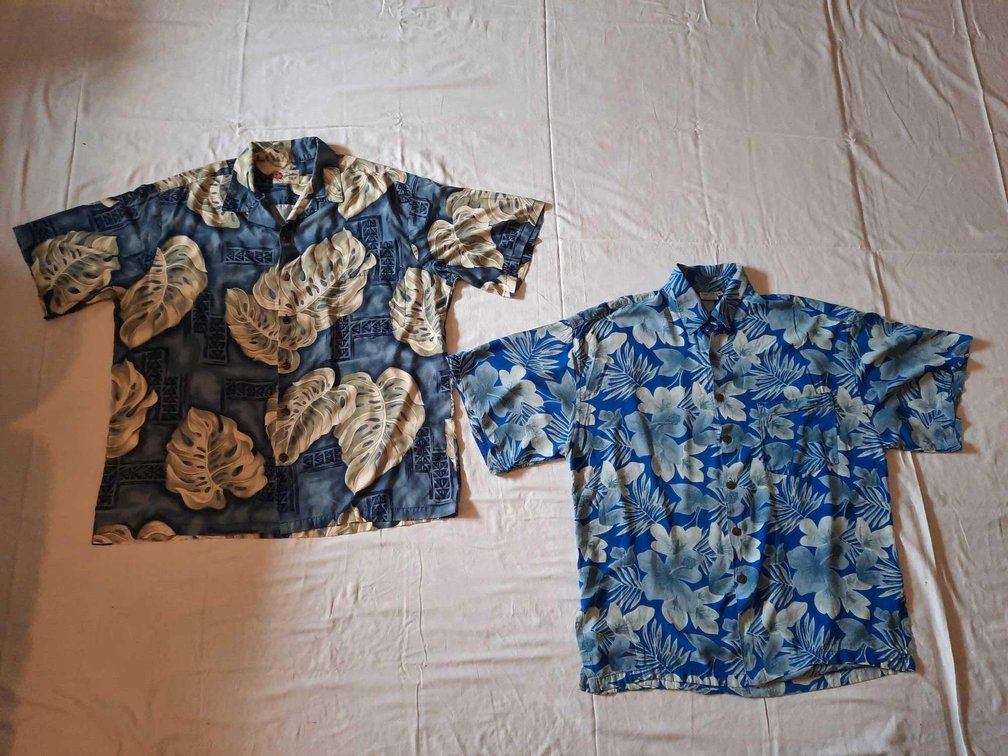 Two Aloha Shirts MENS XLarge