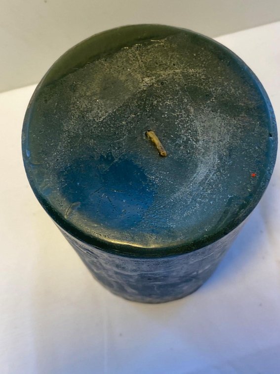 6”x4” Pier 1 Unscented Candle, Green