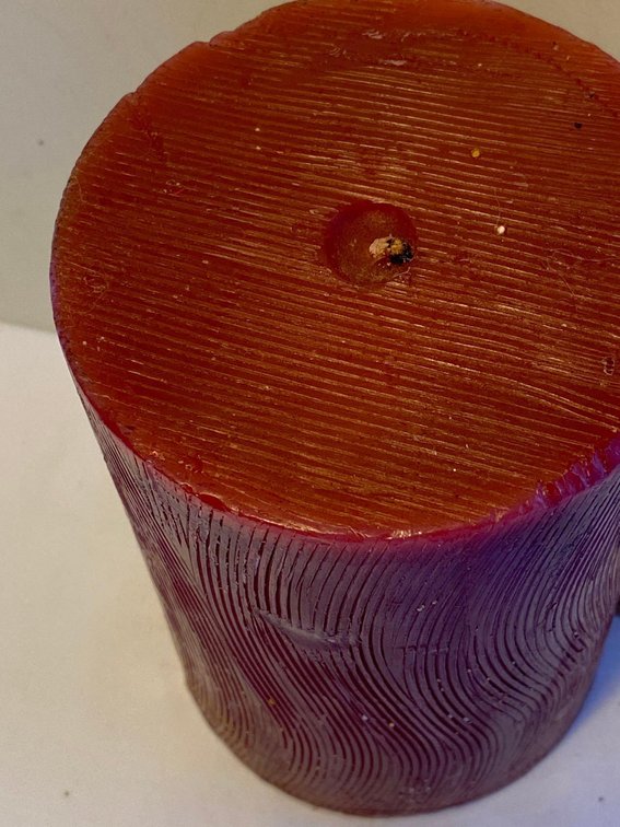 6”x4” Pier 1 Winter Berry Scented Candle, Red