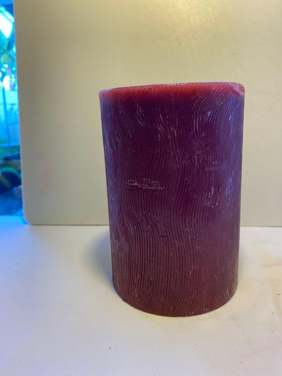 6”x4” Pier 1 Winter Berry Scented Candle, Red