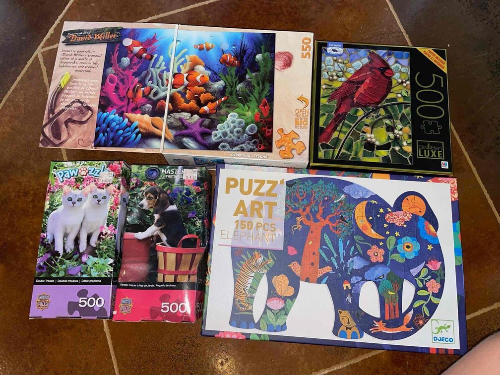 5 Animal Puzzles 