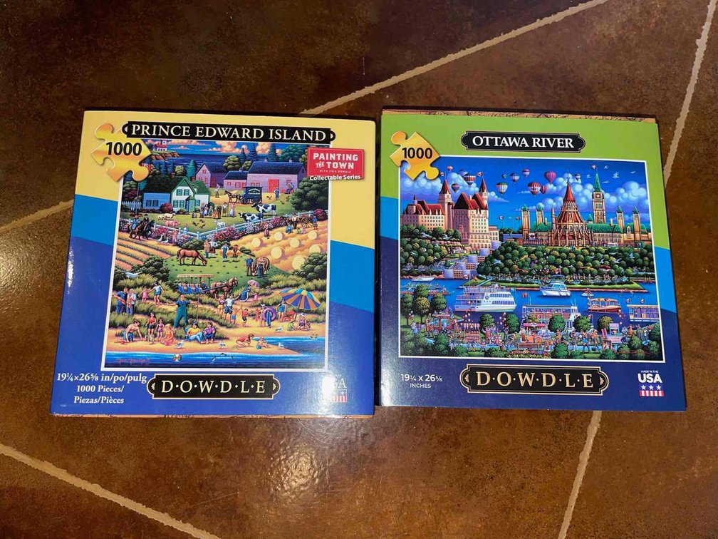 2 DOWDLE puzzles 