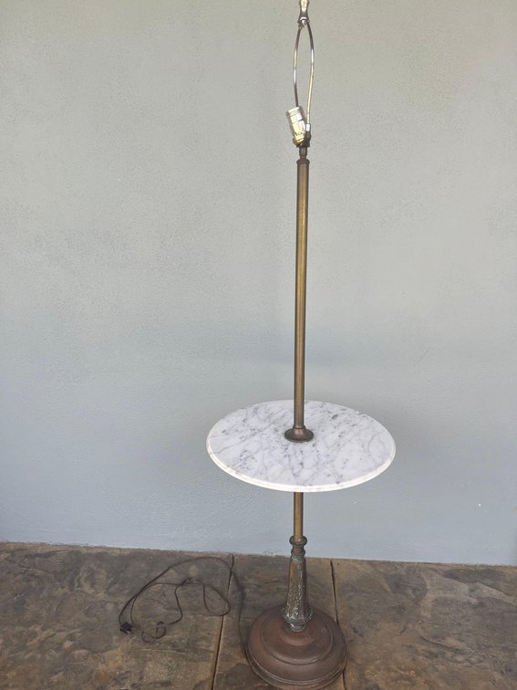 Antique Pedestal Table Lamp 
