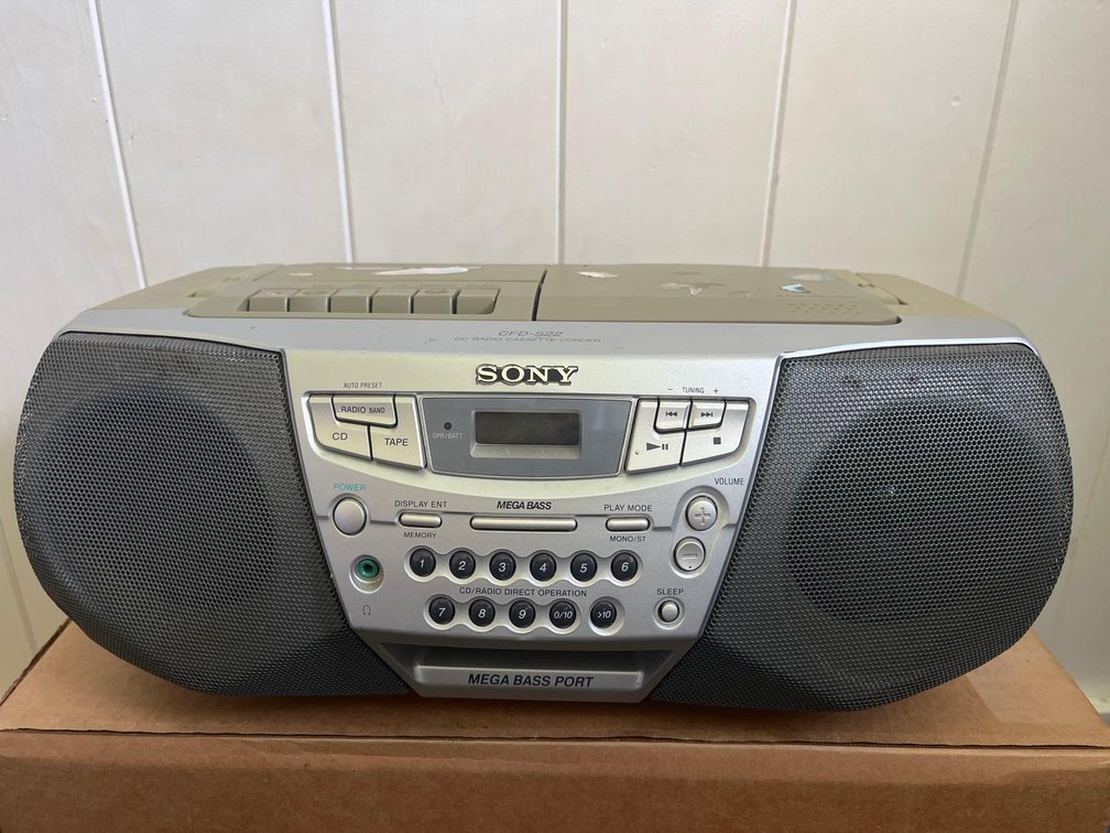 Vintage Sony CD Cassette Corder Radio