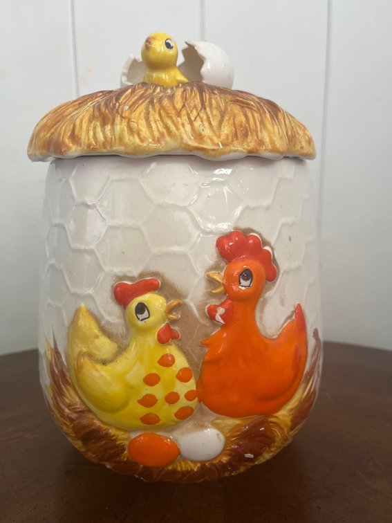 Vintage Sears Japan Chicken Cookie Jar