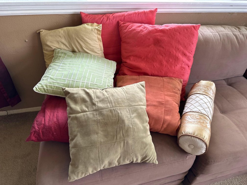 Mixed Lot of Decorative Throw Pillows 