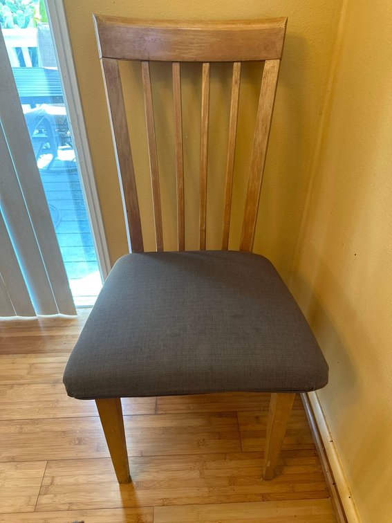 Single High Back Dining Chair 