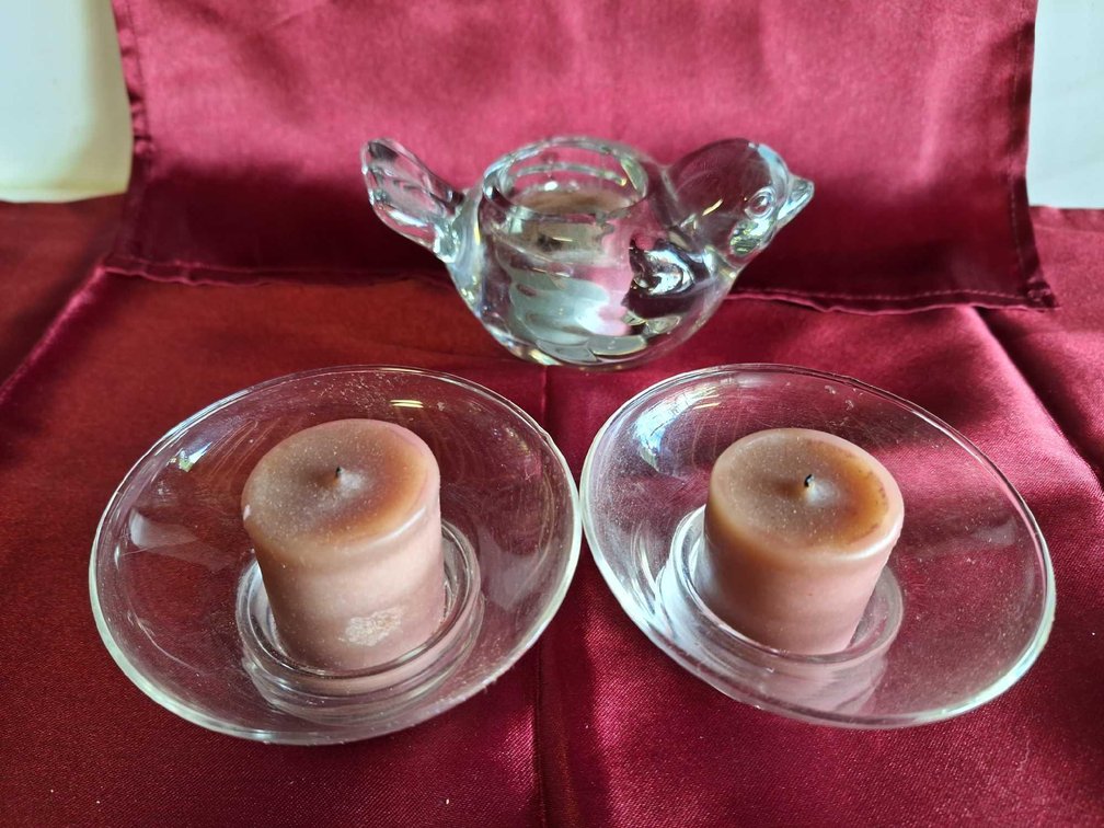 Glass CandleHolders