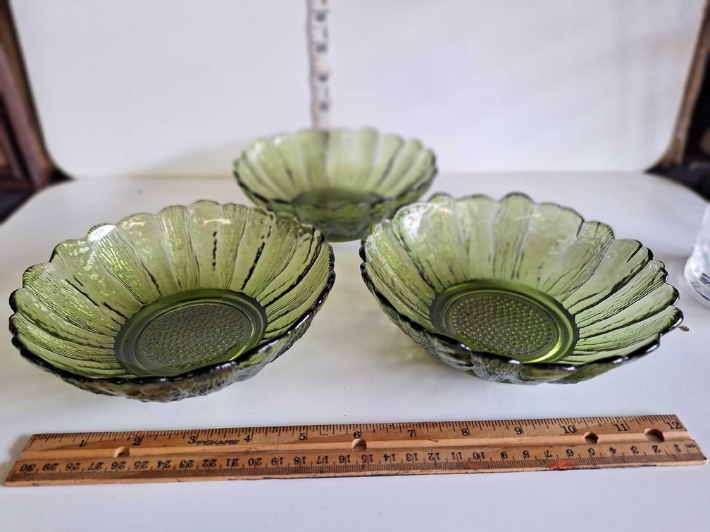 Green Glass bowls