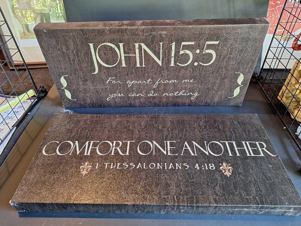 Scriptue Wall Plaques