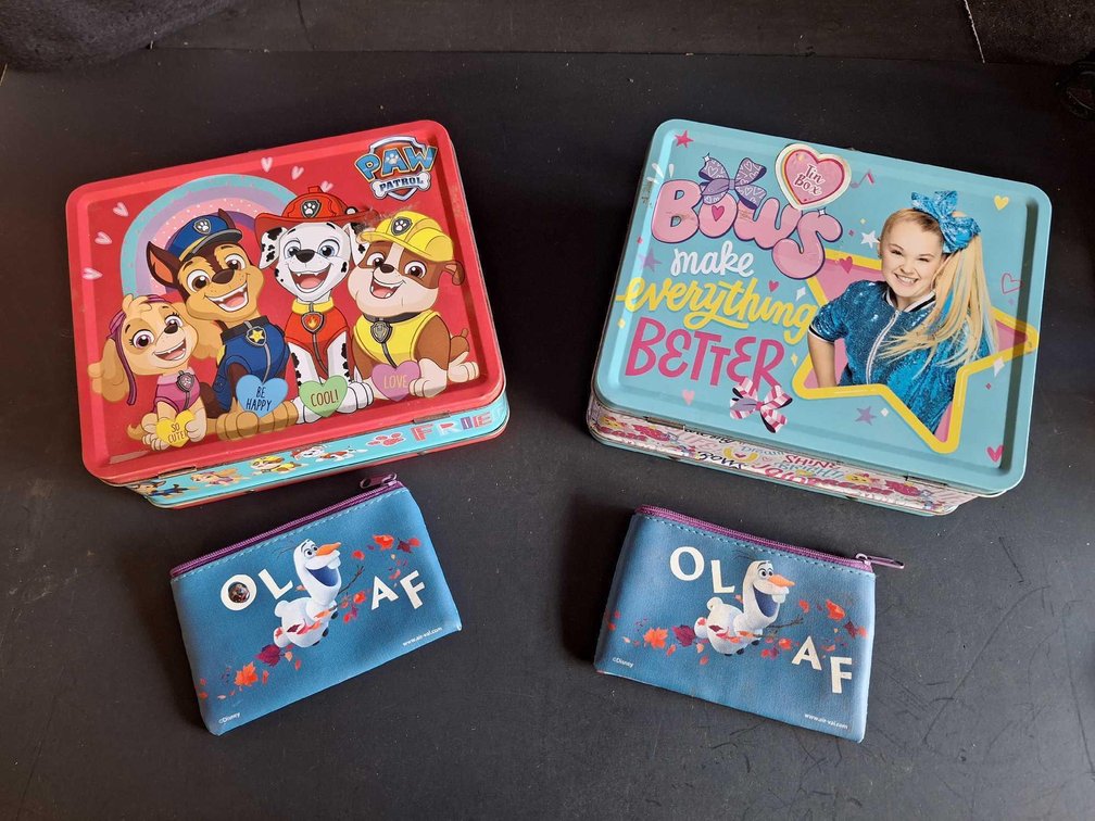 Child lunch box and wallet 