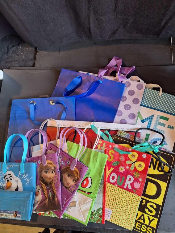 Assortment of gift bags