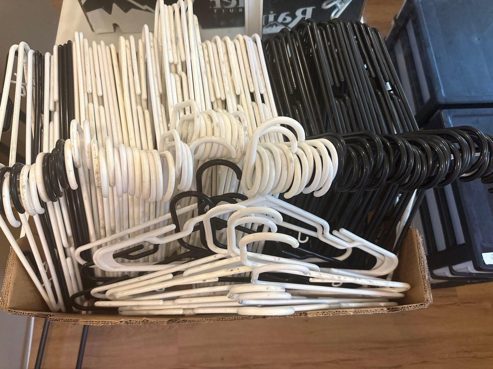 Over 90 Plastic Hangers
