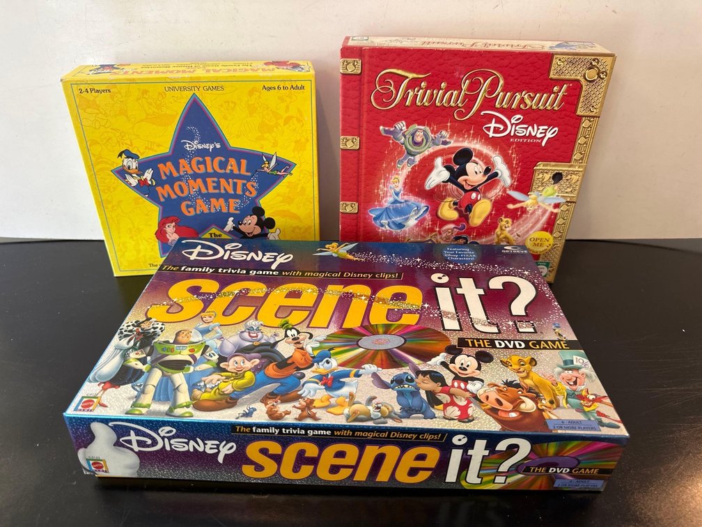 (X's 3) Disney Board Games