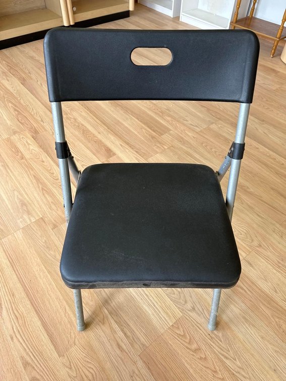 Black Folding Chair