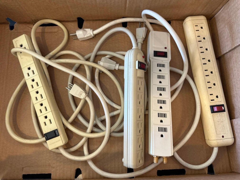 Multiple Power Strip Cables