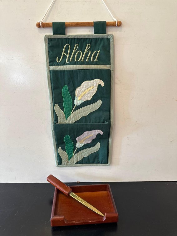 Aloha Wall Decor and Executive Letter Opener with Holder