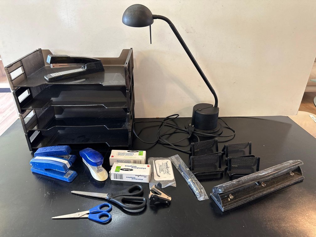 Mixed Lot of Office Supplies and Desk Supplies