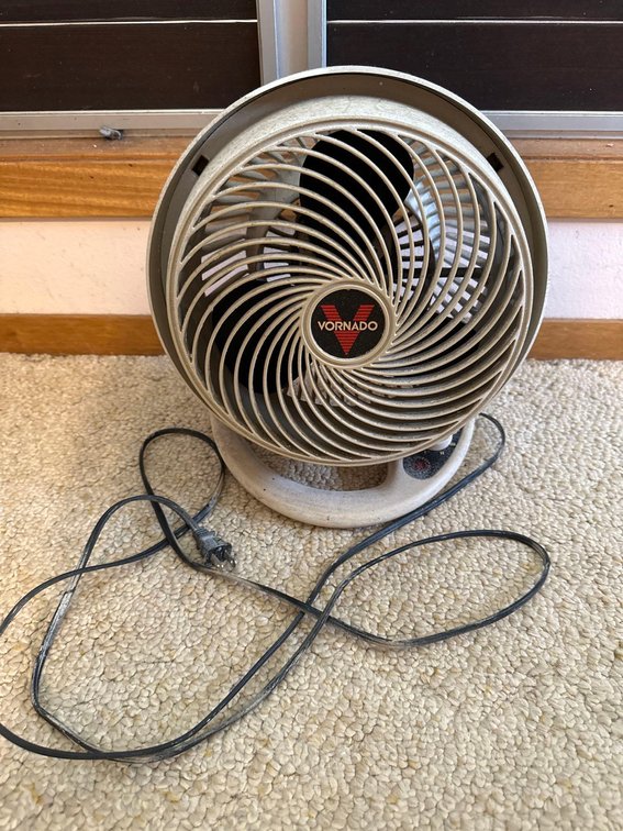 Vornado White 3-Speed Electric Fan