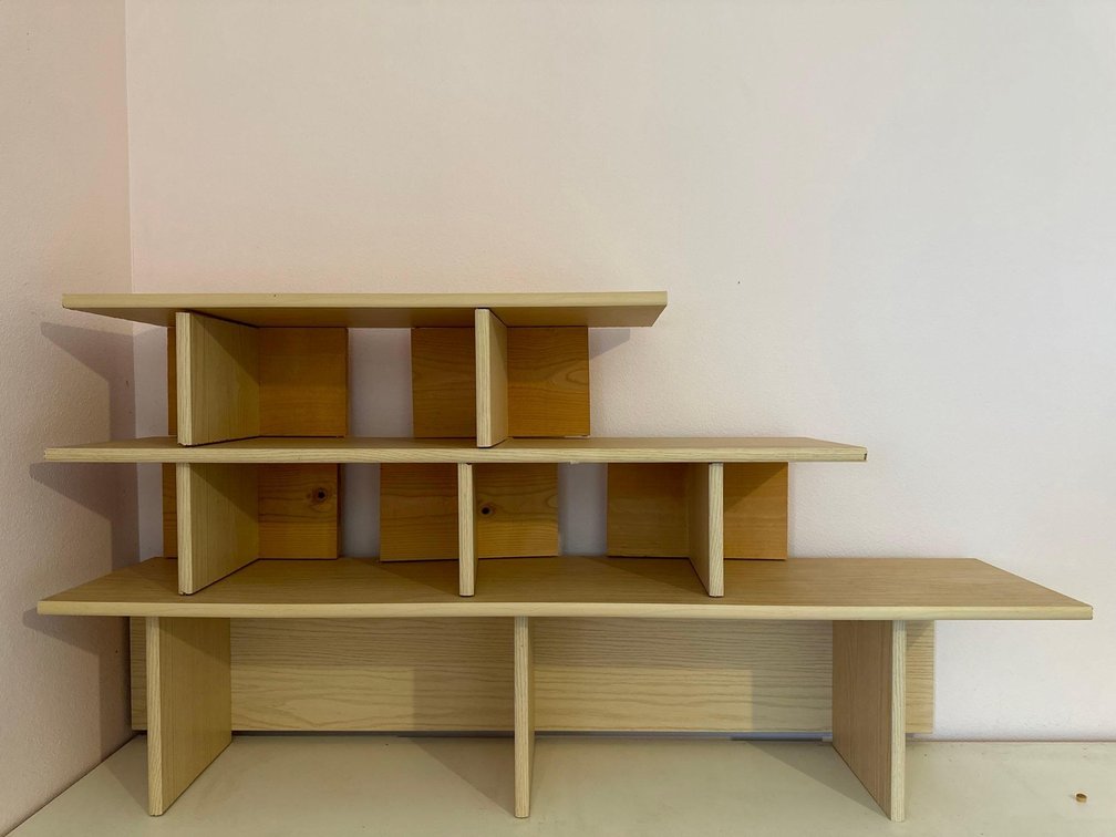Laminate Wood Stackable Shelf