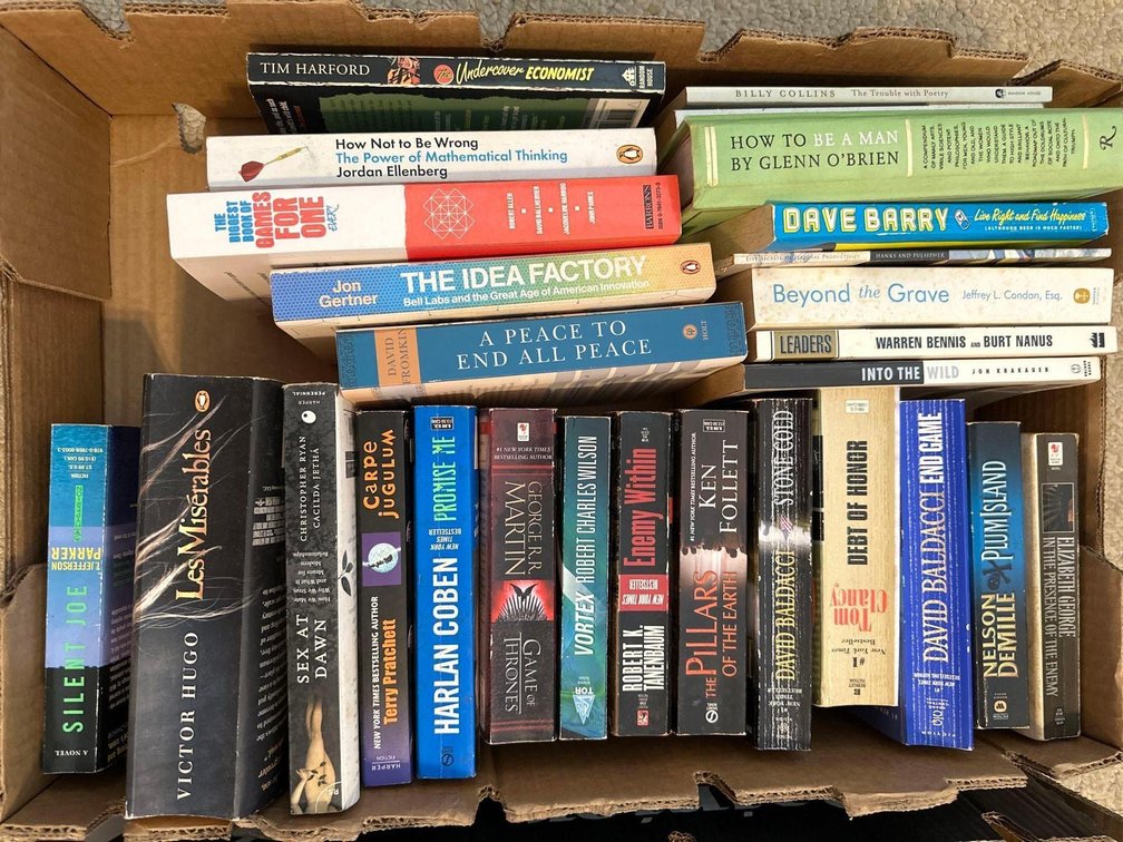 Mixed Lot of Fiction Books & Novels