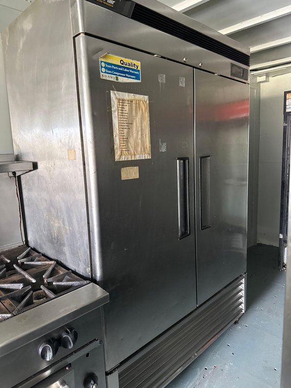 Turbo Air TSR49SD Two Section Reach In Refrigerator 