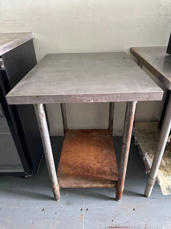 Stainless Steel Side Table